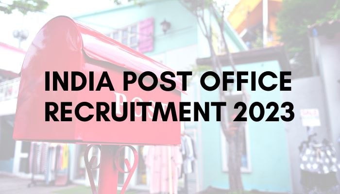 india post office recruitment