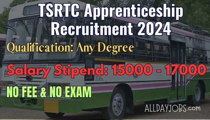 TSRTC Apprenticeship 2024