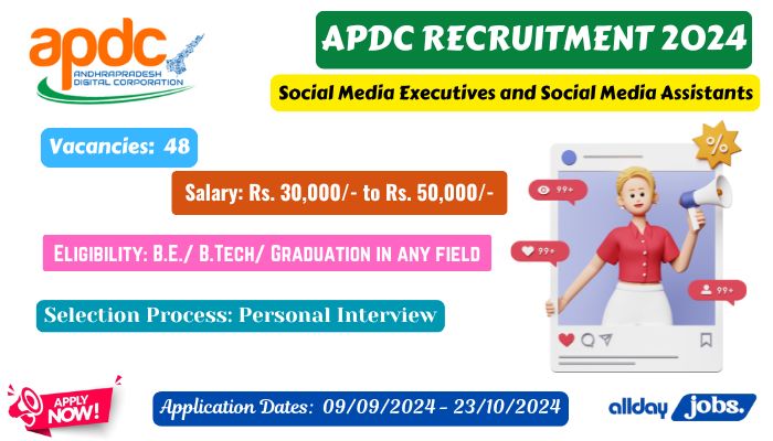 APDC Recruitment 2024