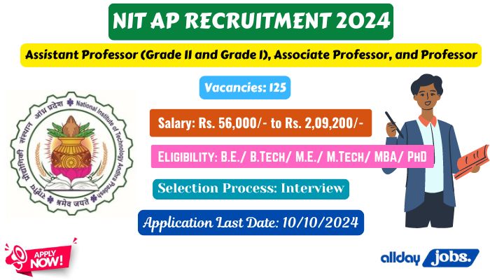 NIT AP Recruitment 2024