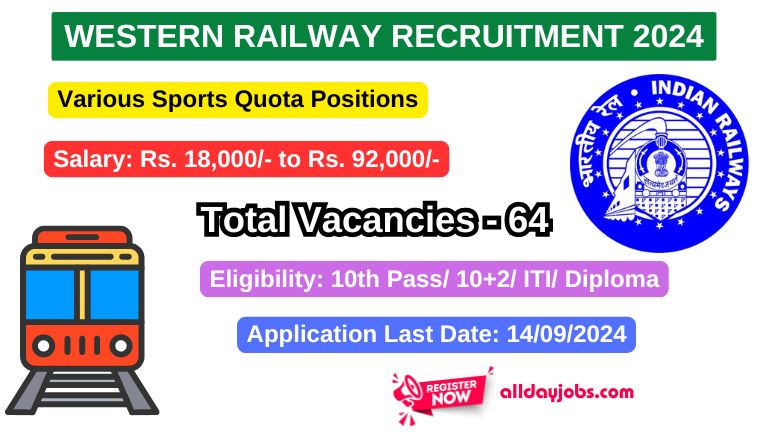 Western Railway Recruitment 2024