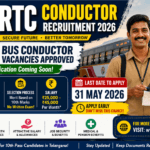 tgsrtc conductor recruitment 2026